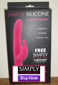 simply pleasure slim silicone rabbit vibrator